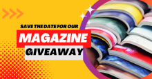 6+ magazines are laying open amid a colorful background